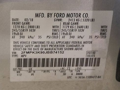 Used 2018 Ford Edge Titanium w/ Equipment Group 301A image 33