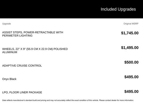 Used 2023 GMC Yukon Denali w/ LPO, Floor Liner Package image 4