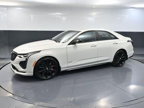 Used 2023 Cadillac CT4 V w/ LPO, ONYX Package AWD/4WD image 10