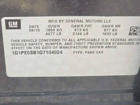 Used 2016 Chevrolet Cruze LT FWD image 10