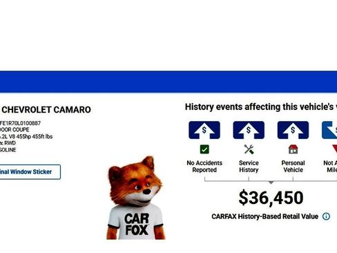 Used 2020 Chevrolet Camaro SS image 25