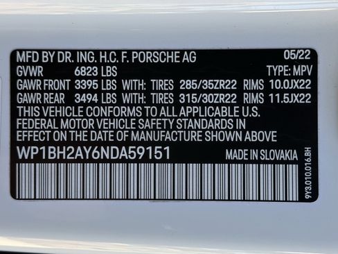 Certified 2022 Porsche Cayenne Turbo S image 37