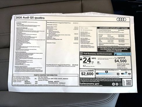 New 2026 Audi Q5 Premium AWD/4WD image 14