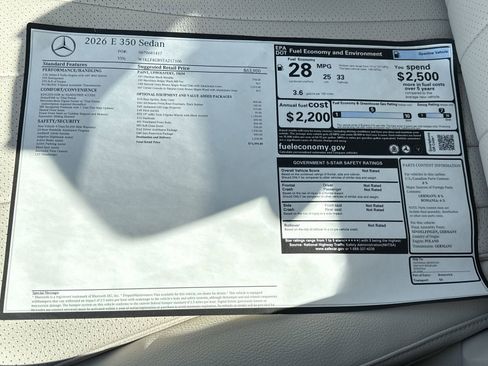 New 2026 Mercedes-Benz E 350 Sedan image 33