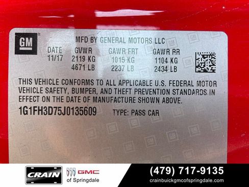 Used 2018 Chevrolet Camaro SS RWD image 31