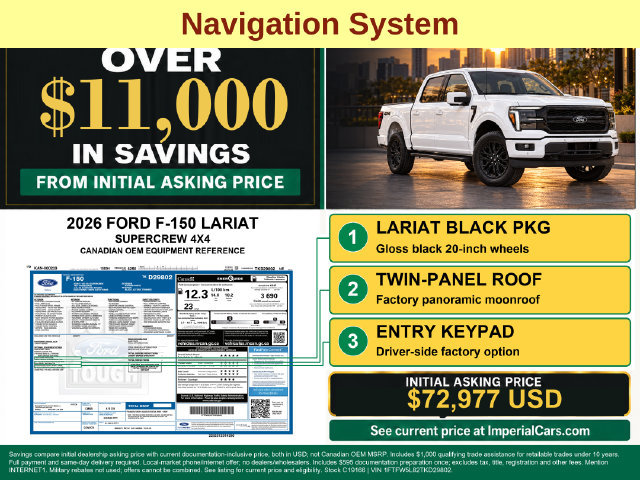 Certified 2026 Ford F150 Lariat AWD/4WD image 4