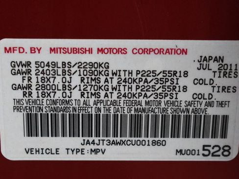 Used 2012 Mitsubishi Outlander SE AWD/4WD image 33