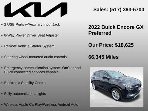 Used 2022 Buick Encore GX Preferred w/ Cold Weather Comfort Package AWD/4WD image 10