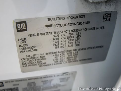 Used 2022 GMC Sierra 1500 SLT w/ SLT Convenience Package AWD/4WD image 37