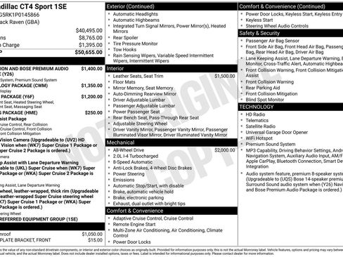 Certified 2023 Cadillac CT4 Sport AWD/4WD image 7