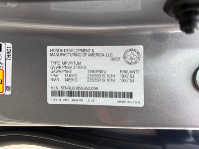 Used 2022 Honda Odyssey Touring image 25