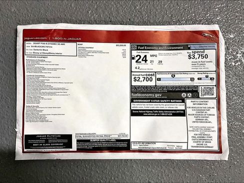 New 2024 Jaguar XF R-Dynamic SE image 12