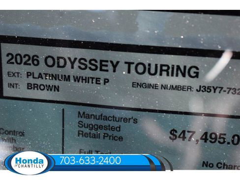 New 2026 Honda Odyssey Touring image 38