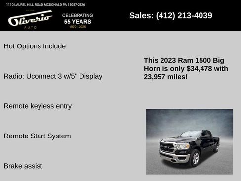Used 2023 RAM 1500 Big Horn AWD/4WD image 5