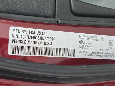 Used 2021 Jeep Grand Cherokee Limited w/ Quick Order Package 28K 80th AWD/4WD image 36