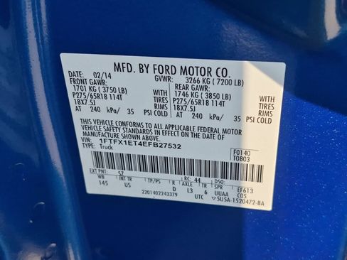 Used 2014 Ford F150 XLT w/ Equipment Group 302A Luxury AWD/4WD image 35