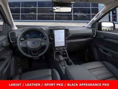 New 2025 Ford Ranger Lariat w/ Black Appearance Package image 9