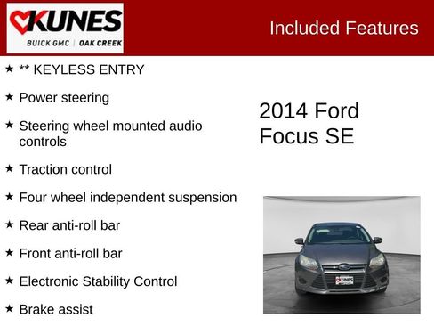 Used 2014 Ford Focus SE FWD image 2
