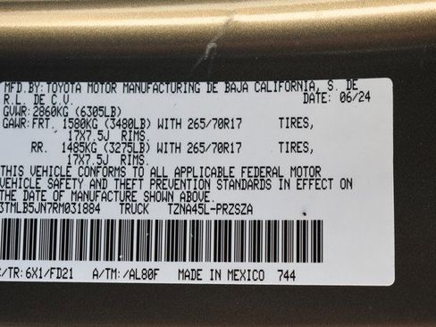 Certified 2024 Toyota Tacoma TRD Off-Road w/ TRD Off Road Upgrade Package image 34