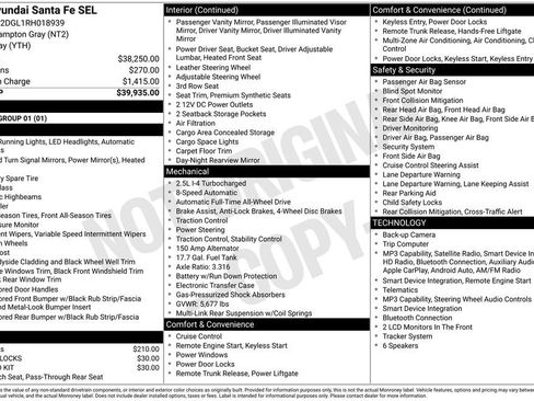 Used 2024 Hyundai Santa Fe SEL AWD/4WD image 2