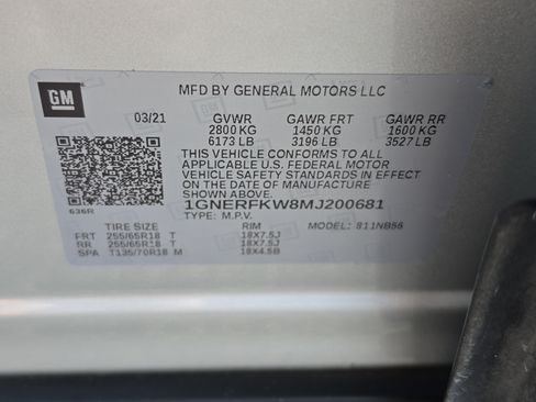Certified 2021 Chevrolet Traverse LS FWD image 32