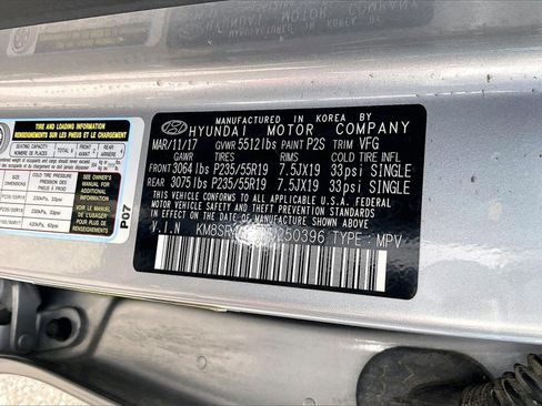 Used 2017 Hyundai Santa Fe Limited w/ Cargo Package image 16