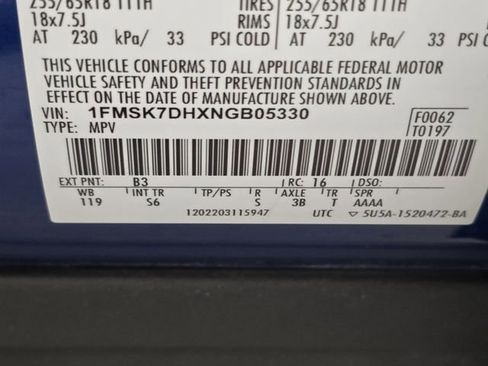 Used 2022 Ford Explorer XLT w/ Equipment Group 202A image 55