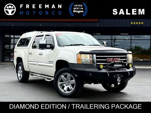 Used 2013 GMC Sierra 1500 SLT w/ SLT White Diamond Edition AWD/4WD image 1