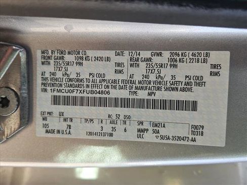 Used 2015 Ford Escape S image 24