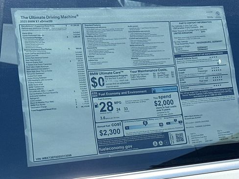 Used 2025 BMW X1 xDrive28i w/ Convenience Package AWD/4WD image 29