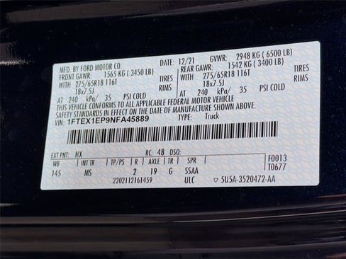 Used 2022 Ford F150 XLT w/ Equipment Group 302A High AWD/4WD image 31