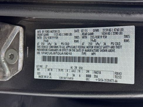 Used 2016 Ford Escape Titanium w/ Equipment Group 301A image 40