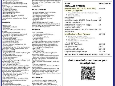 Used 2025 Mercedes-Benz EQS 580 4MATIC SUV w/ Exclusive Trim Package image 3