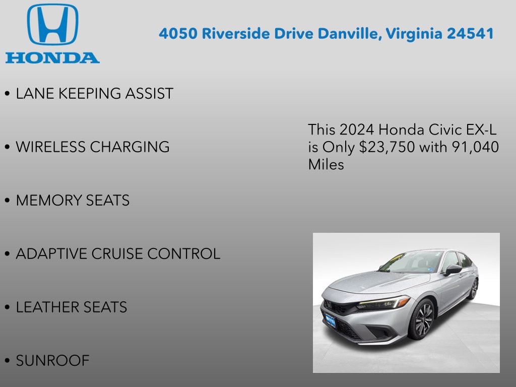 Used 2024 Honda Civic EX-L image 12