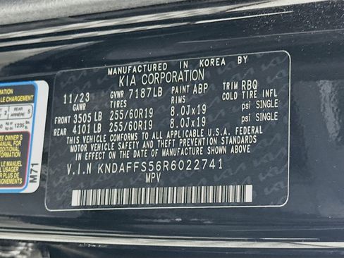 Used 2024 Kia EV9 Wind AWD/4WD image 12