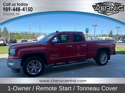 Certified 2016 GMC Sierra 1500 SLT w/ SLT Premium Package AWD/4WD image 1