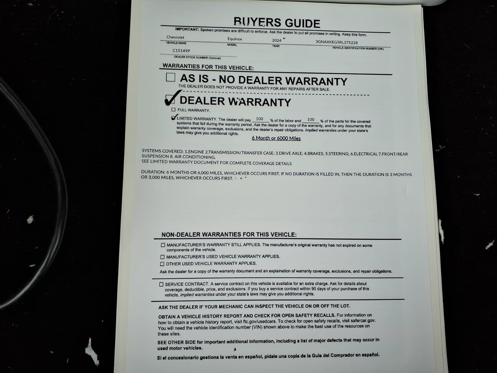 Used 2024 Chevrolet Equinox LT FWD image 35