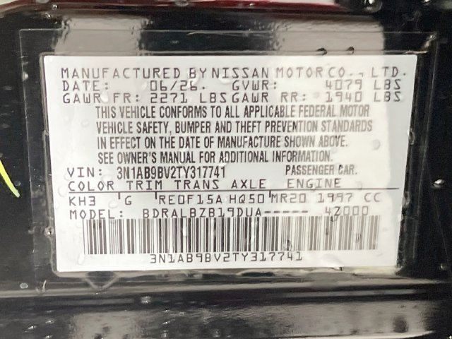 New 2026 Nissan Sentra S FWD image 20