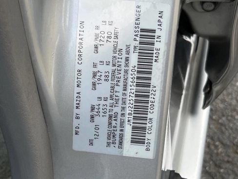 Used 2002 MAZDA Protege FWD image 18