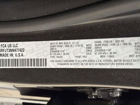 Used 2022 RAM 1500 Laramie w/ Sport Appearance Package AWD/4WD image 44