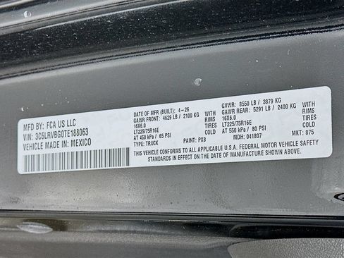 New 2026 RAM ProMaster 1500 w/ Convenience Group FWD image 18
