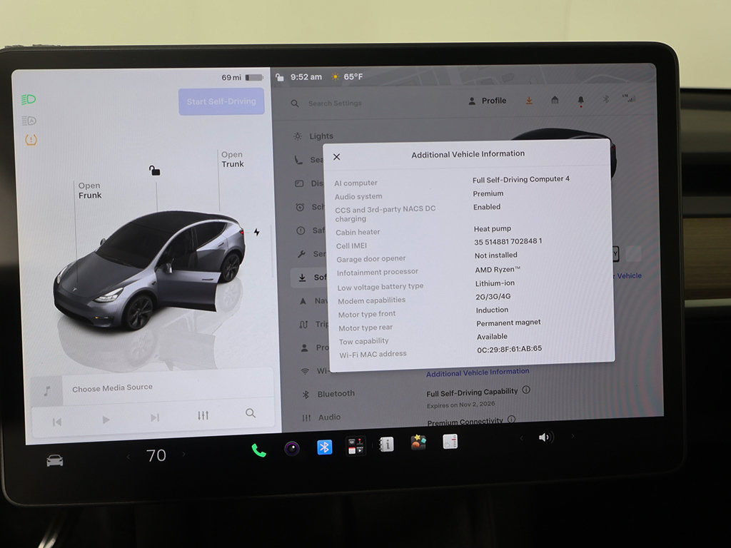 Used 2025 Tesla Model Y Long Range AWD/4WD image 4