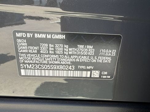 Used 2025 BMW XM AWD/4WD image 18