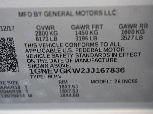 Used 2018 Chevrolet Traverse LT image 15