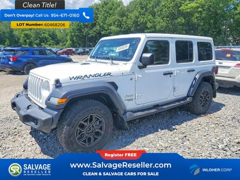 Used 2018 Jeep Wrangler Unlimited Sport w/ Technology Group AWD/4WD image 1