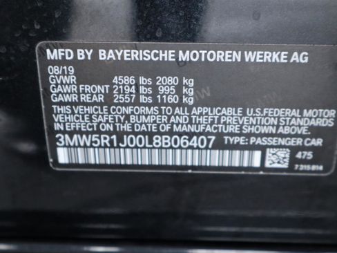 Used 2020 BMW 330i Sedan w/ M Sport Package image 49