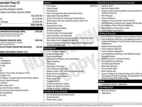 Used 2024 Chevrolet Trax LT w/ Driver Confidence Package FWD image 2