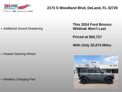 Used 2024 Ford Bronco Wildtrak AWD/4WD image 24