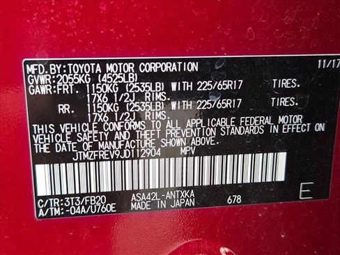 Used 2018 Toyota RAV4 LE FWD image 22