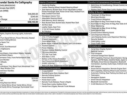 Used 2024 Hyundai Santa Fe Calligraphy FWD image 5